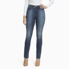 Women's Gloria Vanderbilt Amanda High-rise Skinny Jeans, Size: 10 Avg/reg, Blue