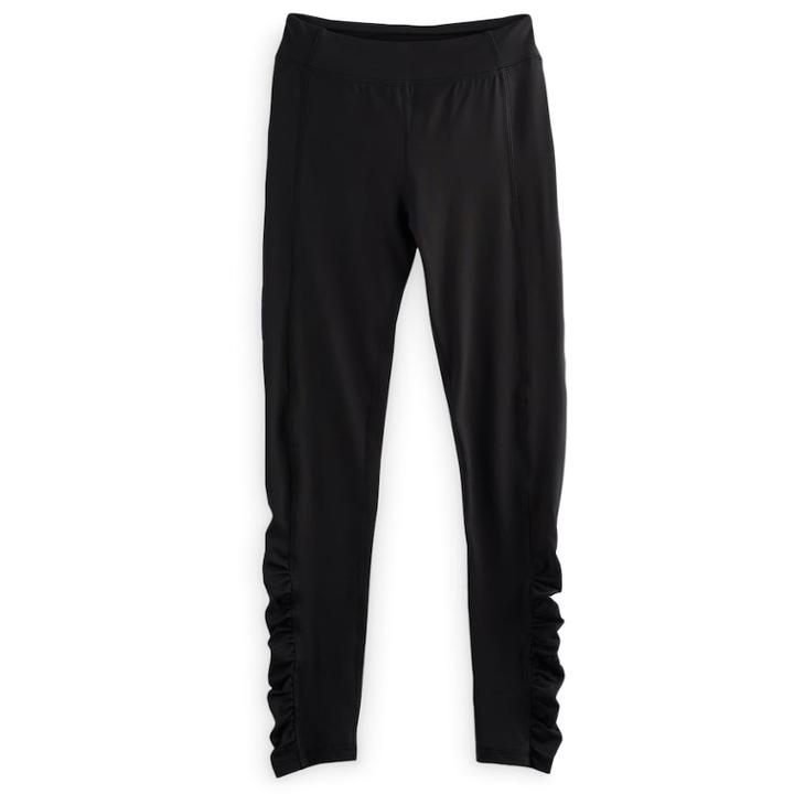 Girls 7-16 So&reg; Ruched Leggings, Size: 10, Black