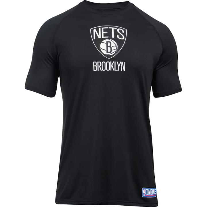 Men's Under Armour Brooklyn Nets Primary Logo Tech Tee, Size: Medium, Black