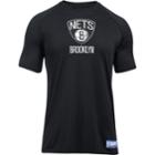 Men's Under Armour Brooklyn Nets Primary Logo Tech Tee, Size: Medium, Black