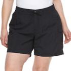 Plus Size Columbia Amberley Stream Cargo Shorts, Women's, Size: 3xl, Grey (charcoal)