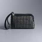 Simply Vera Vera Wang Pierce Open Weave Wristlet, Women's, Black