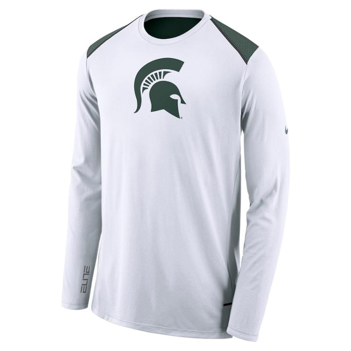 Men's Nike Michigan State Spartans Shooter Tee, Size: Large, White