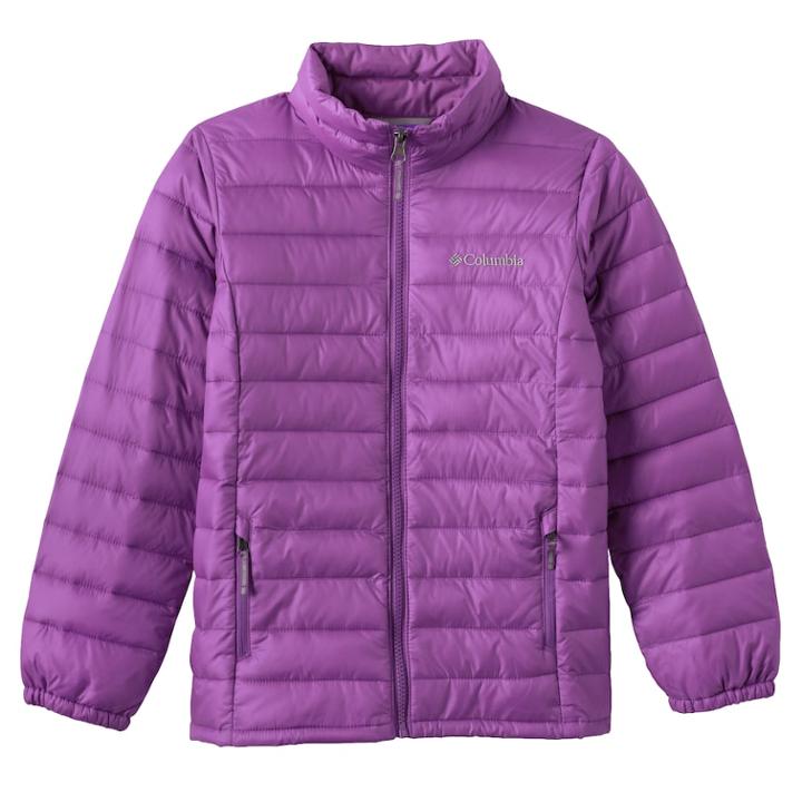 Girls 4-18 Columbia Elm Ridge Puffer Jacket, Size: Xxs (4-5), Brt Purple