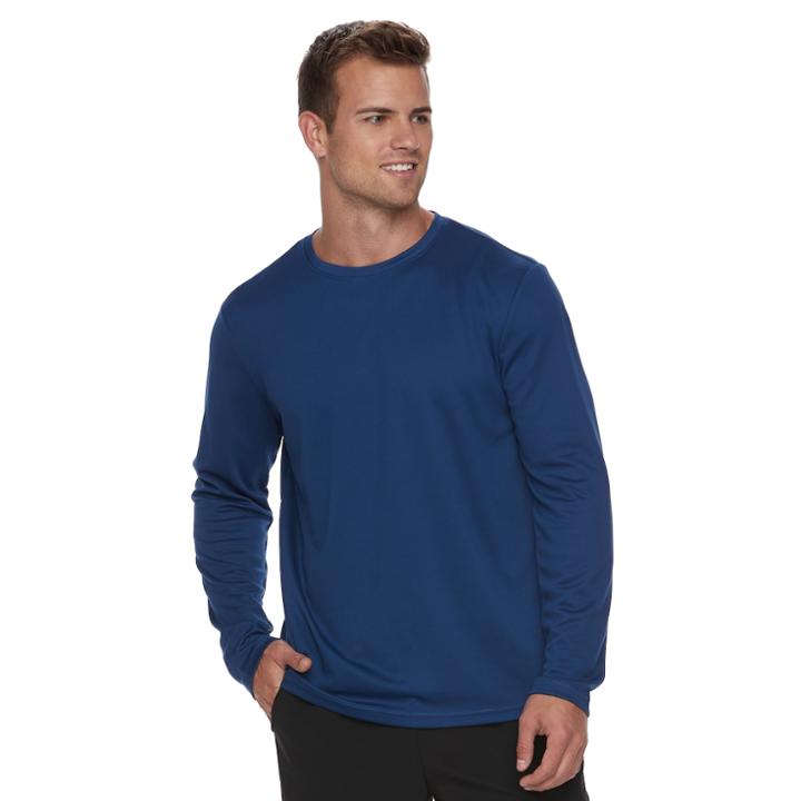 Men's Tek Gear&reg; Waffle Tee, Size: Large, Blue