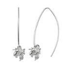 Dayna U Georgia Tech Yellow Jackets Sterling Silver Hook Earrings, Women's, Grey