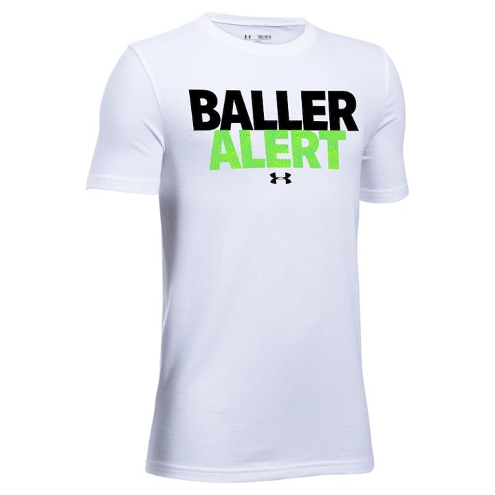 Boys 8-20 Under Armour Tee Baller Tee, Size: Xl, White