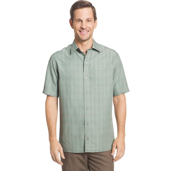 Big & Tall Van Heusen Classic-fit Dobby Button-down Shirt, Men's, Size: 2xb, Lt Green