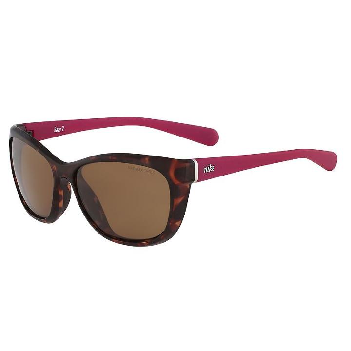 Nike Gaze 2 Ev0836sl 58mm Cat Eye Sunglasses, Women's, Brown Oth