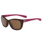 Nike Gaze 2 Ev0836sl 58mm Cat Eye Sunglasses, Women's, Brown Oth