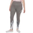 Juniors' Plus Size So&reg; Tie-dye Colorblock Mesh Spliced Leggings, Teens, Size: 1xl, Dark Grey