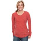 Women's Sonoma Goods For Life&trade; Everyday Crewneck Tee, Size: Xxl, Drk Orange