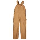 Men's Dickies Bib Overall, Size: 36x32, Red/coppr (rust/coppr)
