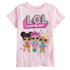 Girls 4-6x L.o.l Surprise! Character Graphic Tee, Size: 4, Light Pink