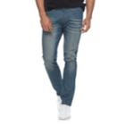 Men's Xray Slim-fit Washed Jeans, Size: 40, Blue