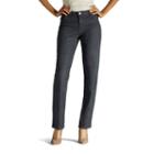 Women's Lee Relaxed Fit Straight Leg Jeans, Size: 10 Avg/reg, Grey (charcoal)