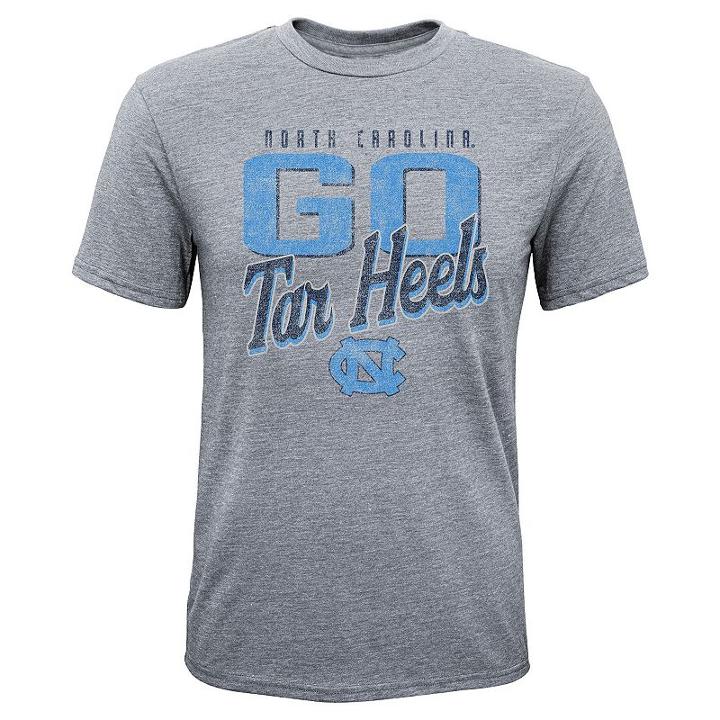 Boys 8-20 North Carolina Tar Heels Rally Anthem Tee, Size: L 14-16, Grey