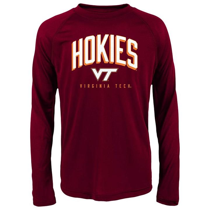 Boys 8-20 Virginia Tech Hokies Arch Tee, Boy's, Size: L(14/16), Red