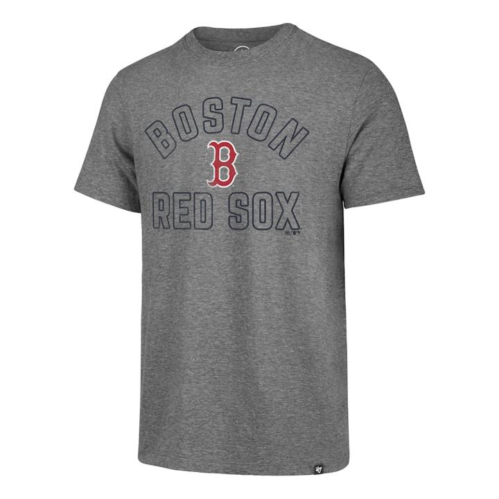Men's '47 Brand Boston Red Sox Match Tee, Size: Xxl, Gray