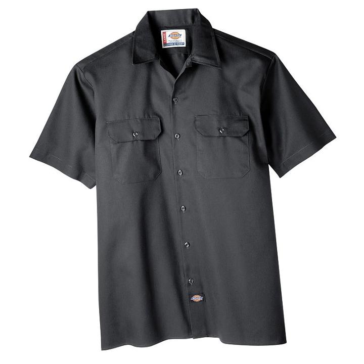 Big & Tall Dickies Original-fit Work Shirt, Men's, Size: 5x Large, Grey