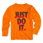 Boys 4-7 Nike Just Do It. Graphic Tee, Size: 7, Brt Orange