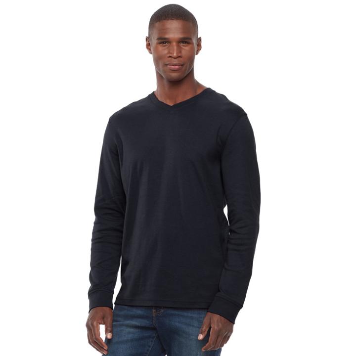 Men's Croft & Barrow&reg; Classic-fit Stretch Performance V-neck Tee, Size: Xl, Blue