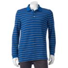 Men's Croft & Barrow&reg; Classic-fit Yarn-dyed Striped Polo, Size: Xxl, Dark Blue