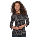 Women's Croft & Barrow&reg; Crochet Top, Size: Xl, Oxford