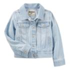 Girls 4-12 Oshkosh B'gosh&reg; Classic Denim Wind Wash Jacket, Size: 6-6x, Blue