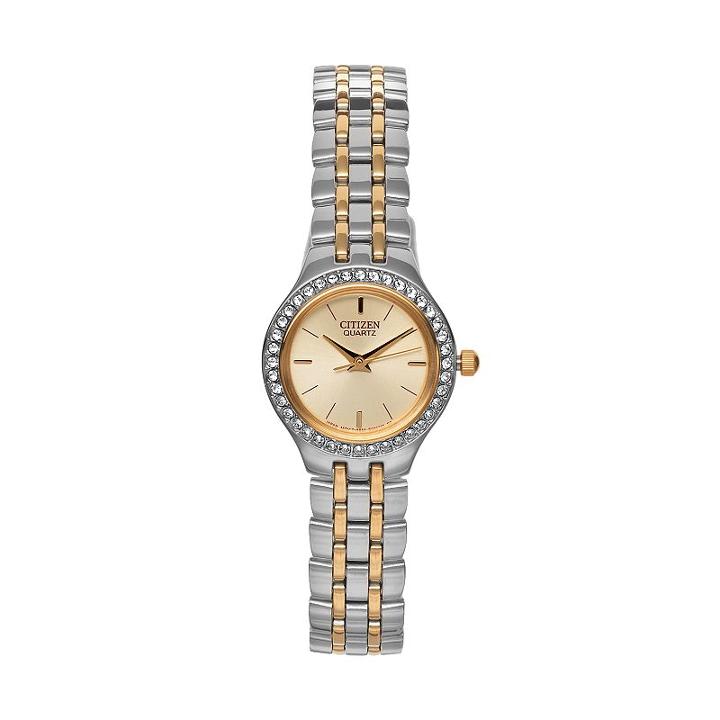 Citizen Women's Two Tone Stainless Steel Watch - Ej6044-51p, Multicolor