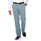Men's Haggar&reg; Performance Cotton Slacks: Straight-fit Comfort Flex Waist Pants, Size: 40x32, Blue