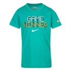 Boys 4-7 Nike Game Winner Dri-fit Graphic Tee, Size: 7, Med Green