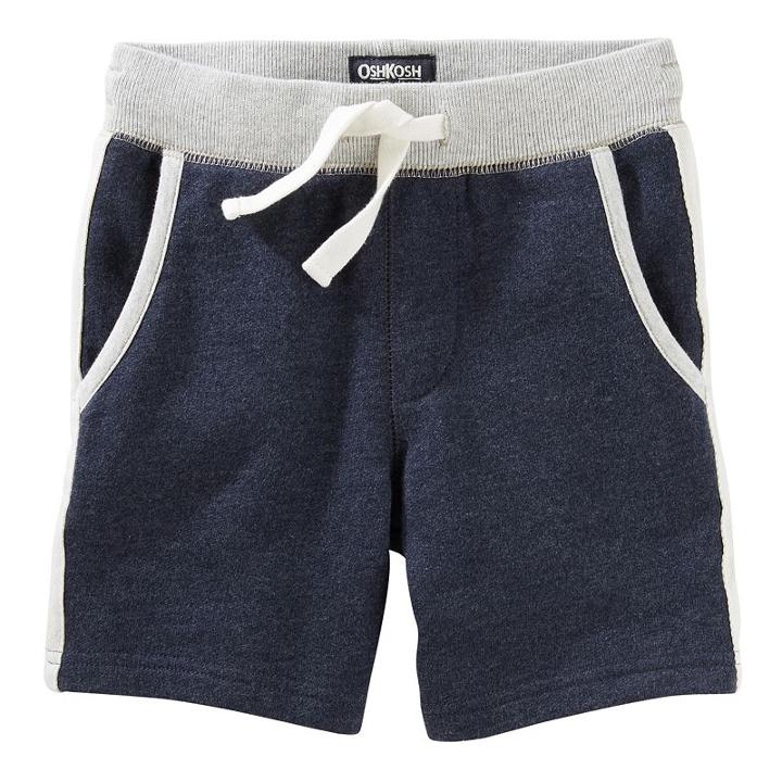 Boys 4-8 Oshkosh B'gosh&reg; Knit Terry Shorts, Boy's, Size: 10, Light Grey