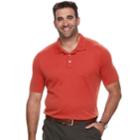 Big & Tall Croft & Barrow&reg; Classic-fit Easy-care Interlock Polo, Men's, Size: L Tall, Med Orange