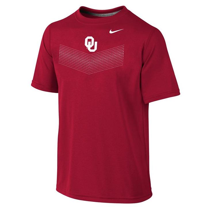 Boys 8-20 Nike Oklahoma Sooners Legend Tee, Boy's, Size: Xl, Red