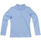 Girls 4-16 Chaps School Uniform Polo Shirt, Girl's, Size: 12-14, Blue Other