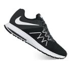 Nike Air Zoom Winflo 3 Men's Running Shoes, Size: 7, Black