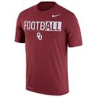 Men's Nike Oklahoma Sooners Dri-fit Football Tee, Size: Large, Multicolor
