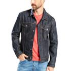 Big & Tall Levi's Denim Gridlock Trucker Jacket, Men's, Size: 5xl, Dark Blue