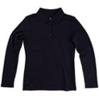Girls 4-16 Chaps School Uniform Polo Shirt, Girl's, Size: 8-10, Blue (navy)