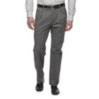 Big & Tall Croft & Barrow&reg; Classic-fit Easy-care Stretch Pleated Khaki Pants, Men's, Size: 48x30, Light Grey