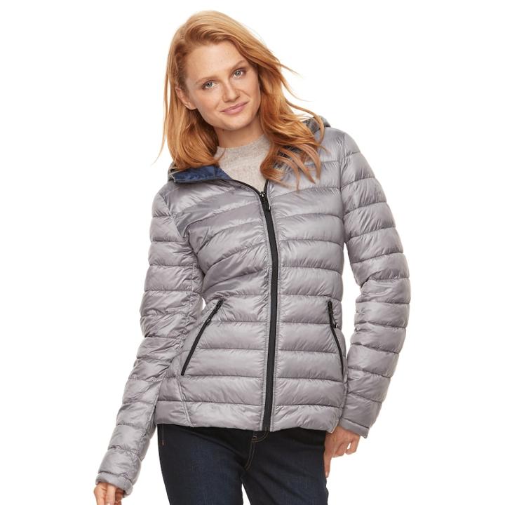 Women's Halitech Packable Puffer Jacket, Size: Small, Silver