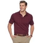 Big & Tall Van Heusen Flex Classic-fit Windowpane Polo, Men's, Size: 4xb, Brt Pink