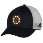 Adult Adidas Boston Bruins Mesh-back Structured Flex-fit Cap, Men's, Size: S/m, Multicolor