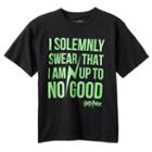 Boys 8-20 Harry Potter I Solemnly Swear Tee, Boy's, Size: Small, Black