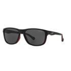 Arnette An4214 58mm Straight Cut Rectangle Sunglasses, Men's, Grey (charcoal)