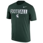 Men's Nike Michigan State Spartans Dri-fit Football Tee, Size: Xxl, Multicolor