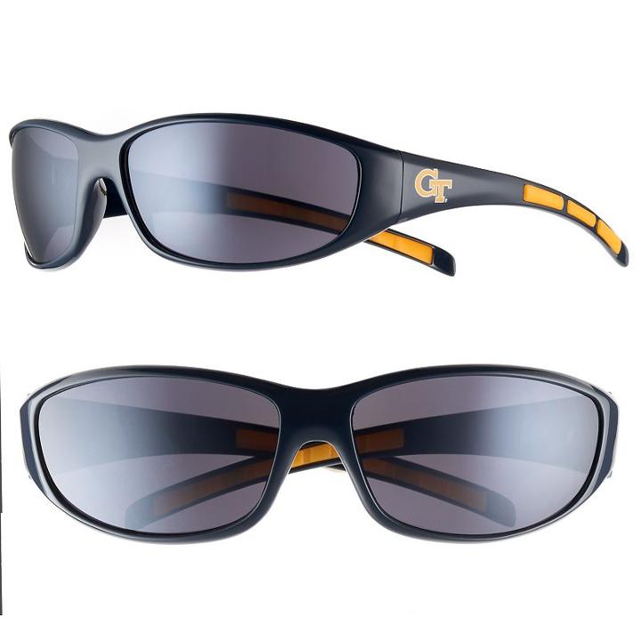 Adult Georgia Tech Yellow Jackets Wrap Sunglasses, Multicolor