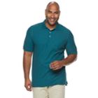 Big & Tall Croft & Barrow&reg; Classic-fit Easy-care Performance Pique Polo, Men's, Size: M Tall, Dark Blue
