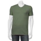 Men's Apt. 9 Solid V-neck Tee, Size: Xl, Dark Green